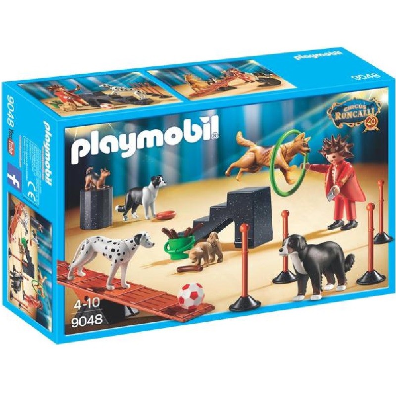 playmobil 9048 - Espectaculo de doma de perros Circo Roncalli